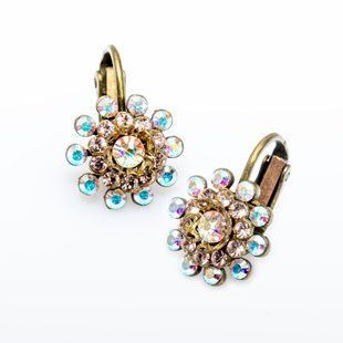 Серьги-клипсы "Искрящиеся звезды" от Michal Negrin с кристаллами Swarovski 20133 фото